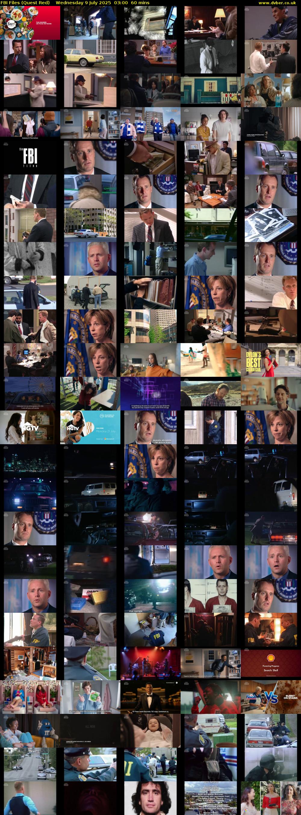 FBI Files (Quest Red) Wednesday 9 July 2025 03:00 - 04:00