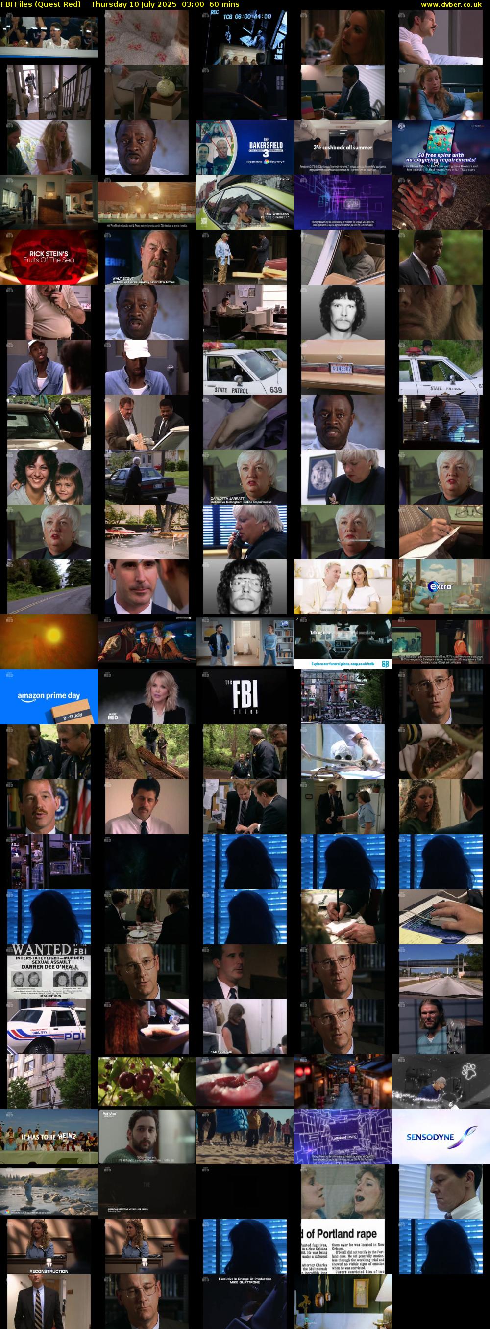 FBI Files (Quest Red) Thursday 10 July 2025 03:00 - 04:00