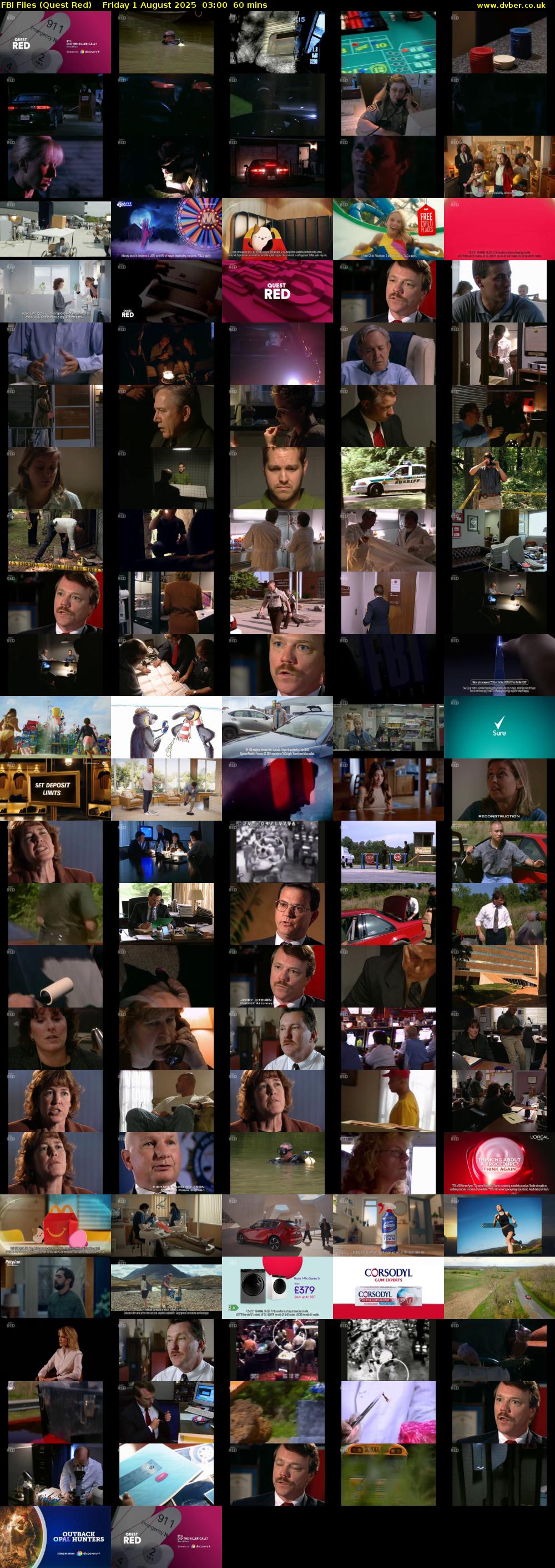 FBI Files (Quest Red) Friday 1 August 2025 03:00 - 04:00