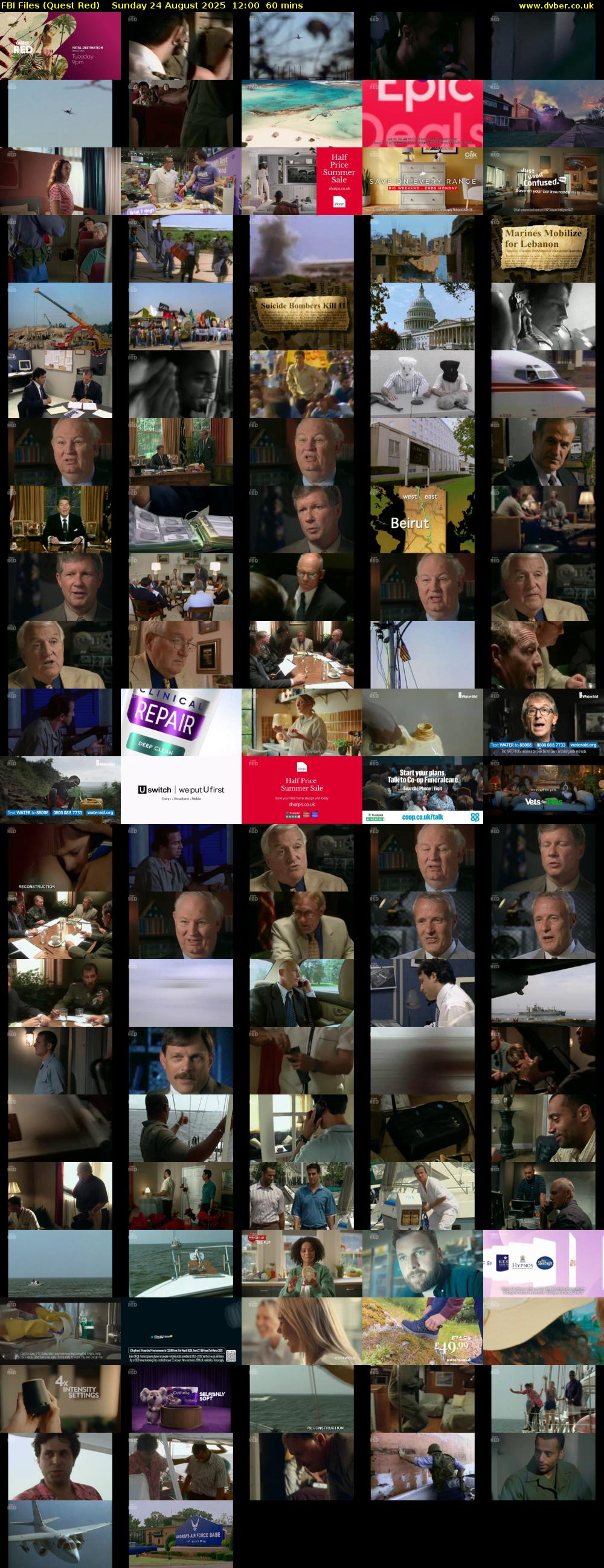 FBI Files (Quest Red) Sunday 24 August 2025 12:00 - 13:00