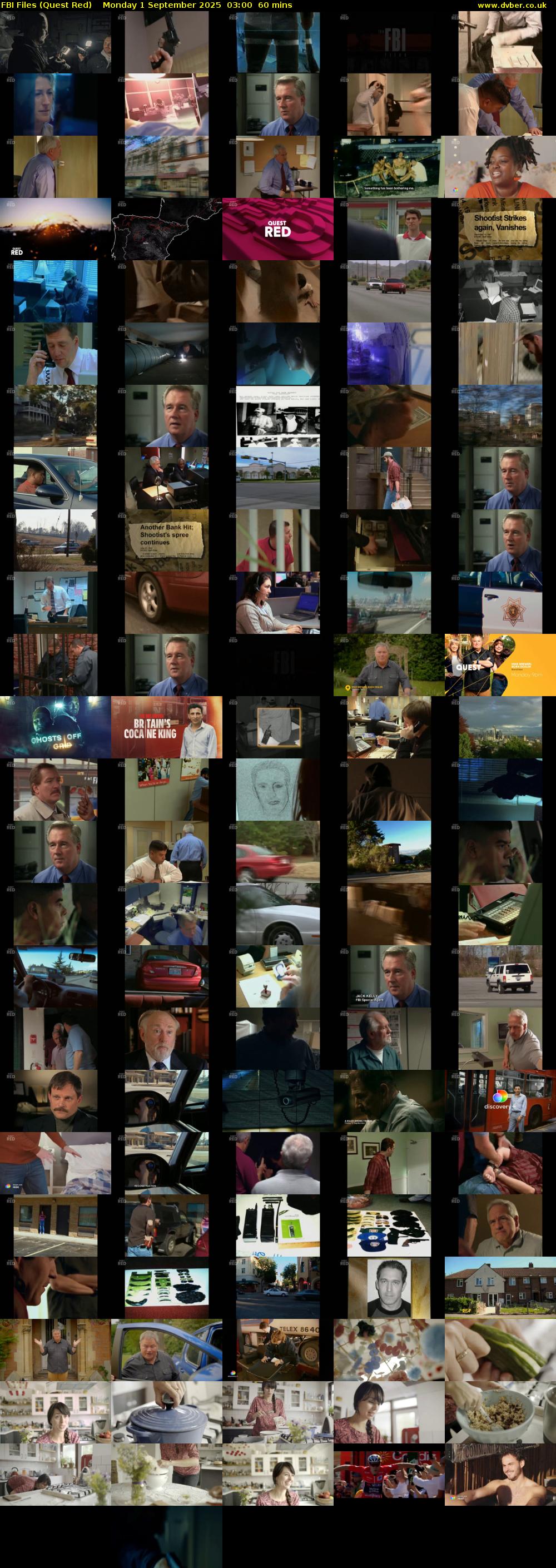 FBI Files (Quest Red) Monday 1 September 2025 03:00 - 04:00