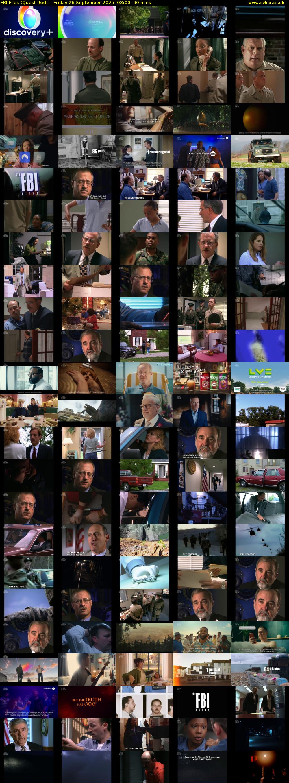 FBI Files (Quest Red) Friday 26 September 2025 03:00 - 04:00