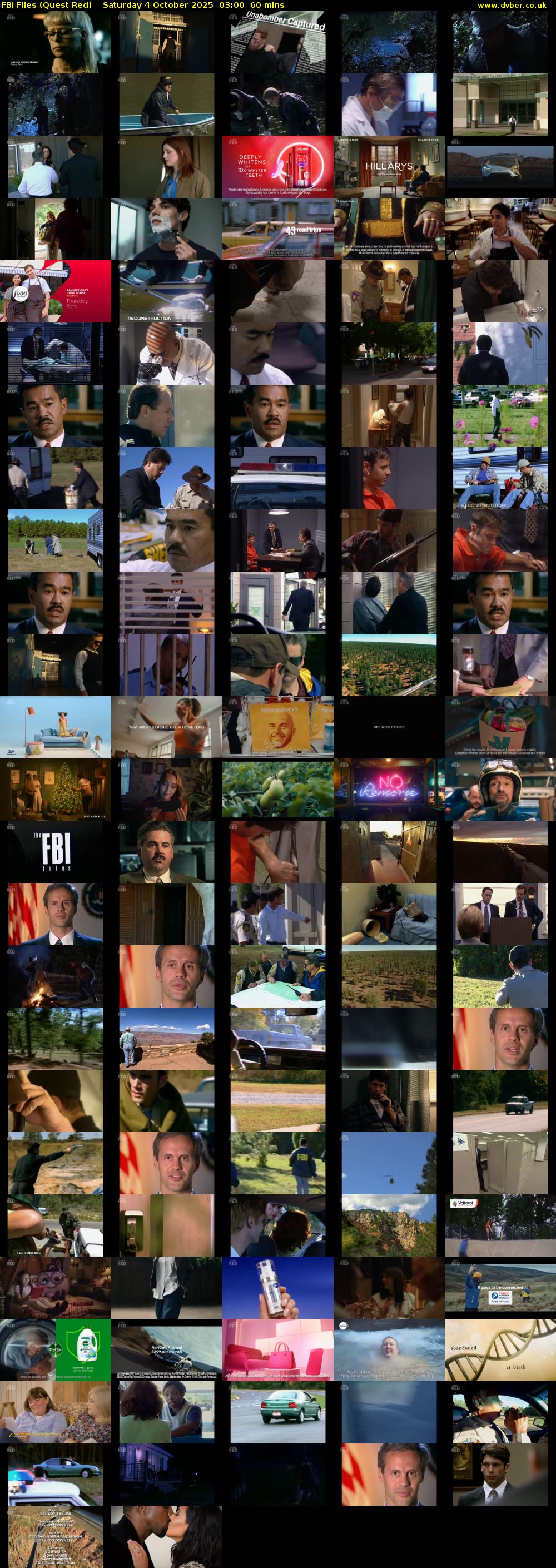 FBI Files (Quest Red) Saturday 4 October 2025 03:00 - 04:00