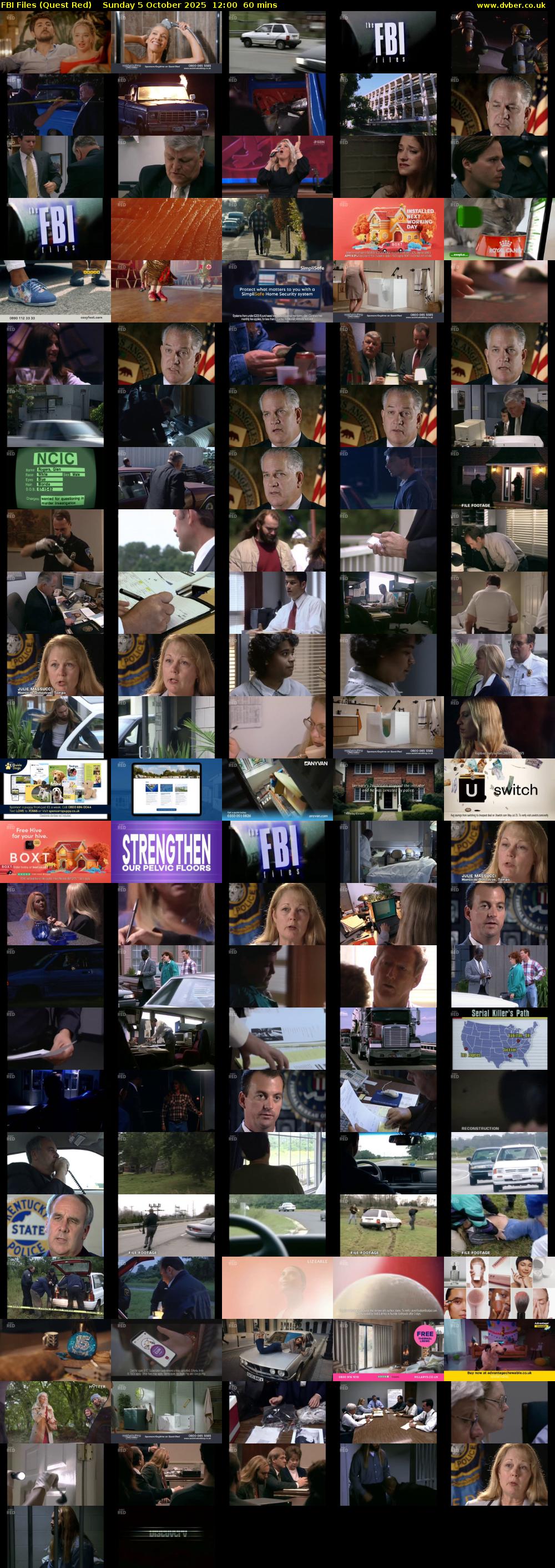 FBI Files (Quest Red) Sunday 5 October 2025 12:00 - 13:00