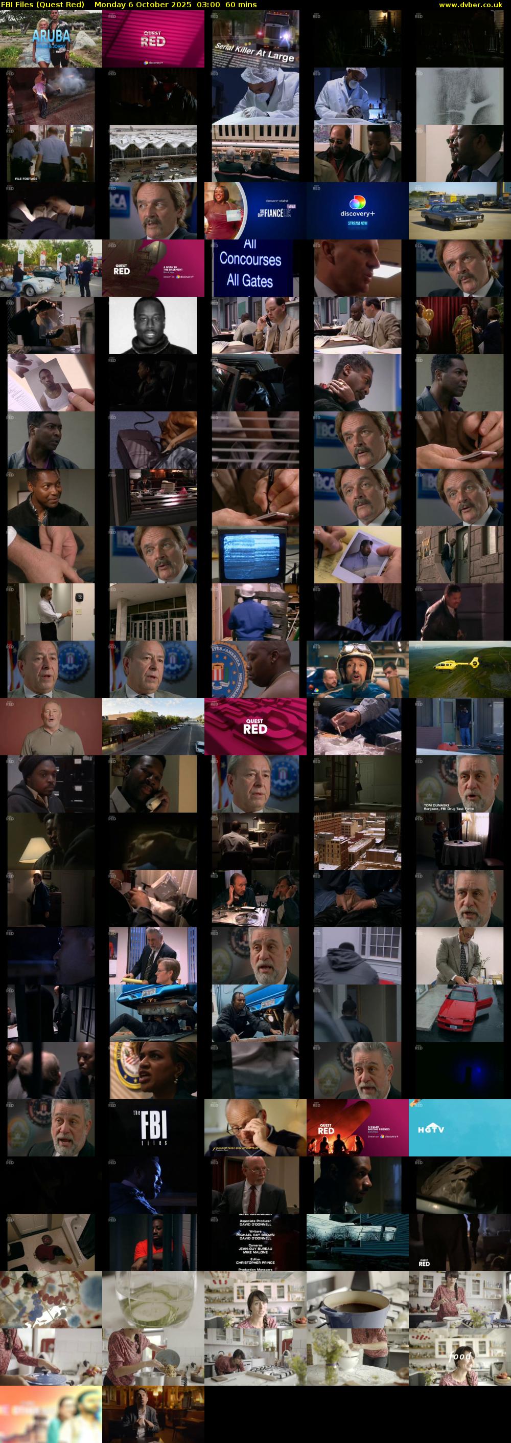 FBI Files (Quest Red) Monday 6 October 2025 03:00 - 04:00