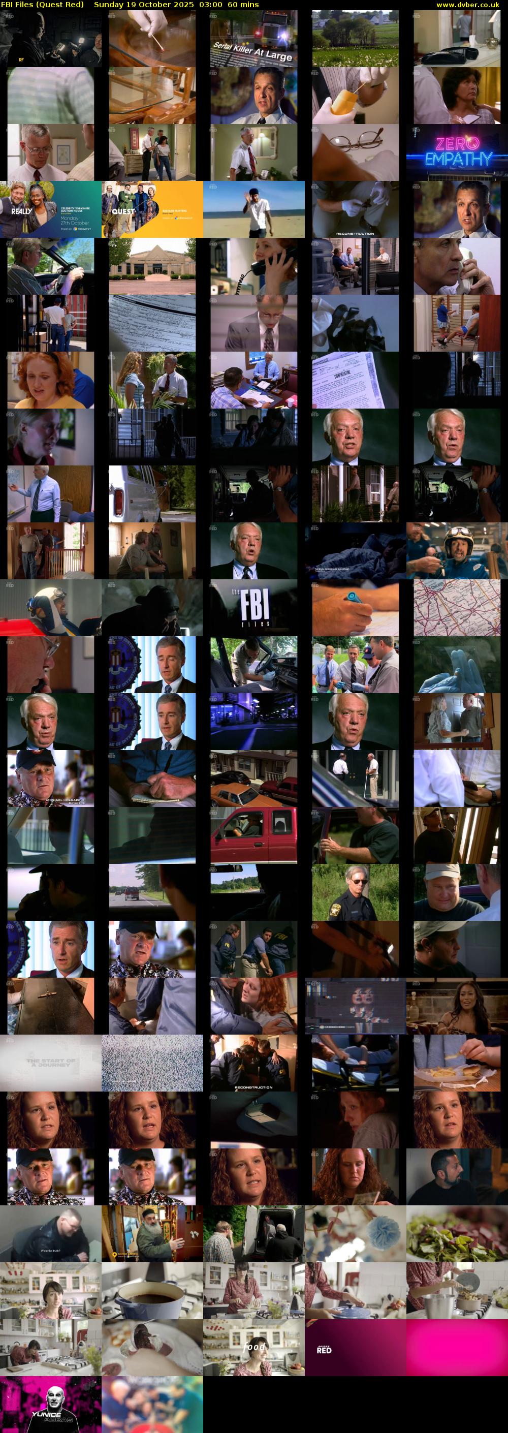 FBI Files (Quest Red) Sunday 19 October 2025 03:00 - 04:00