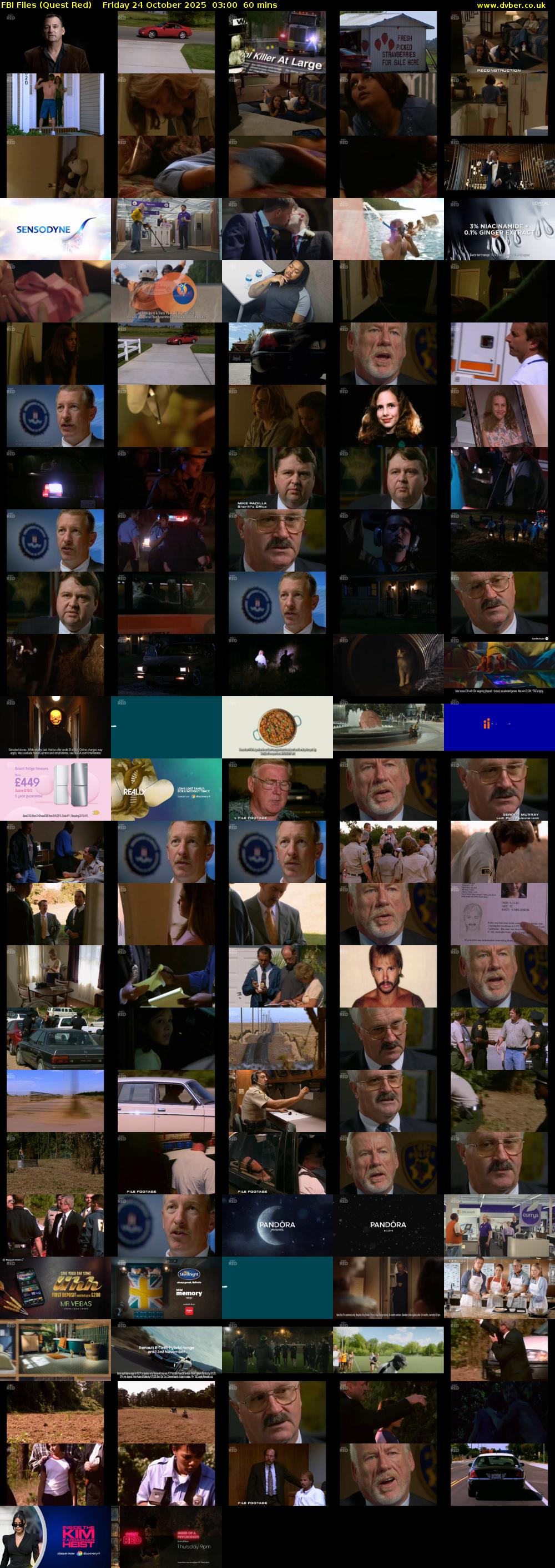 FBI Files (Quest Red) Friday 24 October 2025 03:00 - 04:00