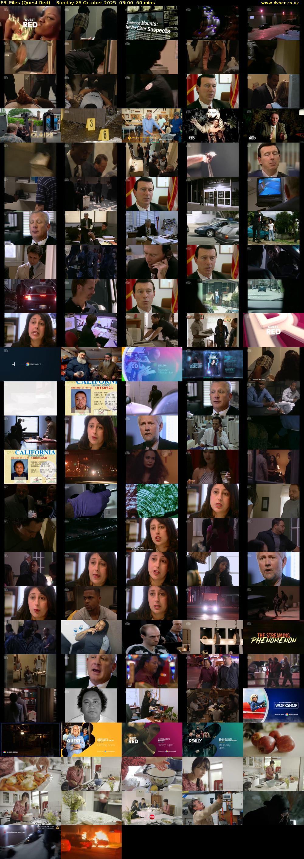 FBI Files (Quest Red) Sunday 26 October 2025 03:00 - 04:00