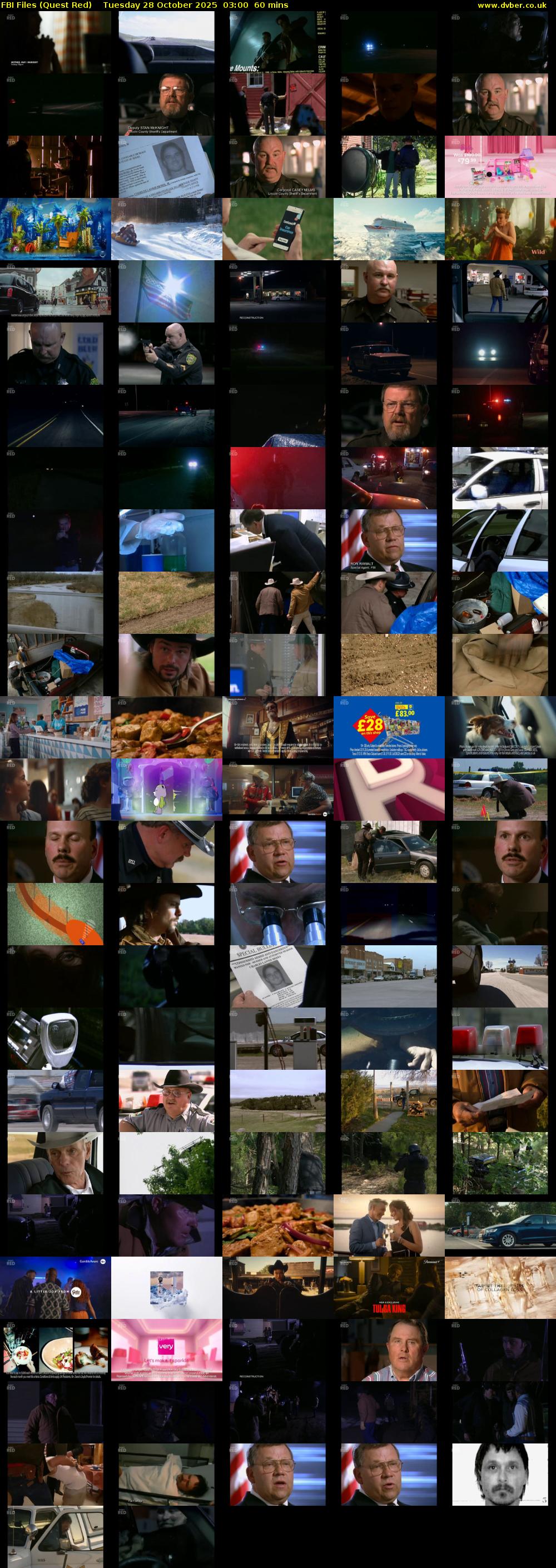 FBI Files (Quest Red) Tuesday 28 October 2025 03:00 - 04:00