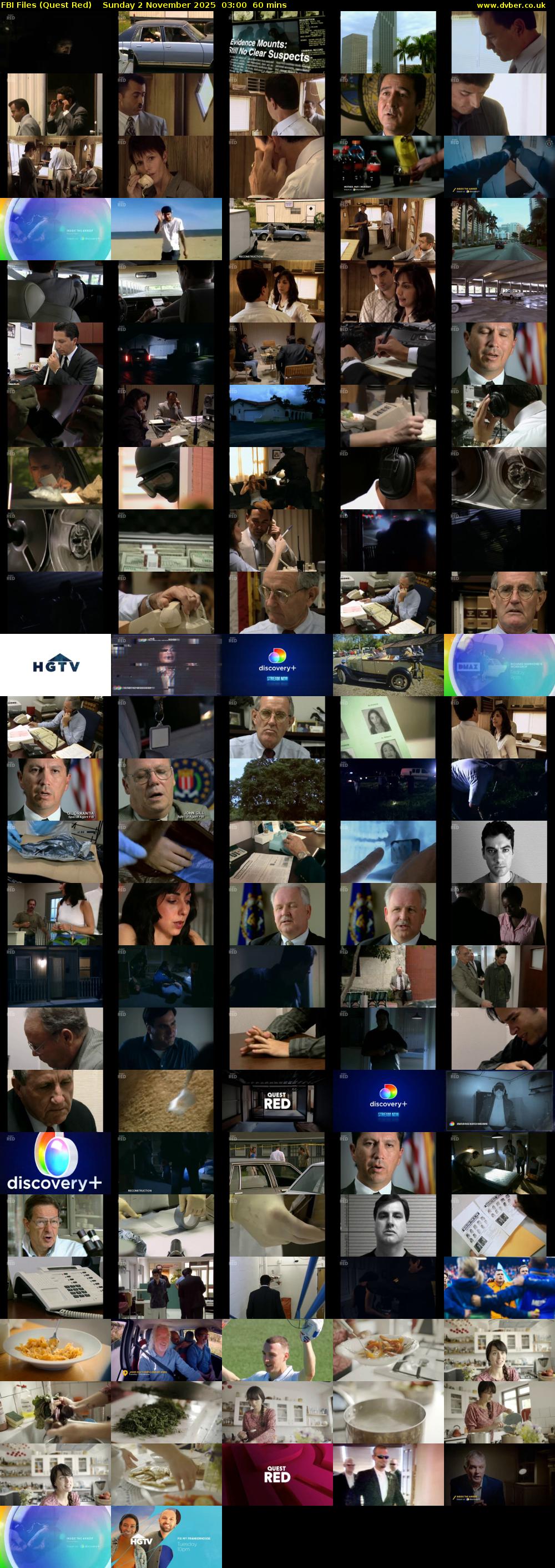 FBI Files (Quest Red) Sunday 2 November 2025 03:00 - 04:00