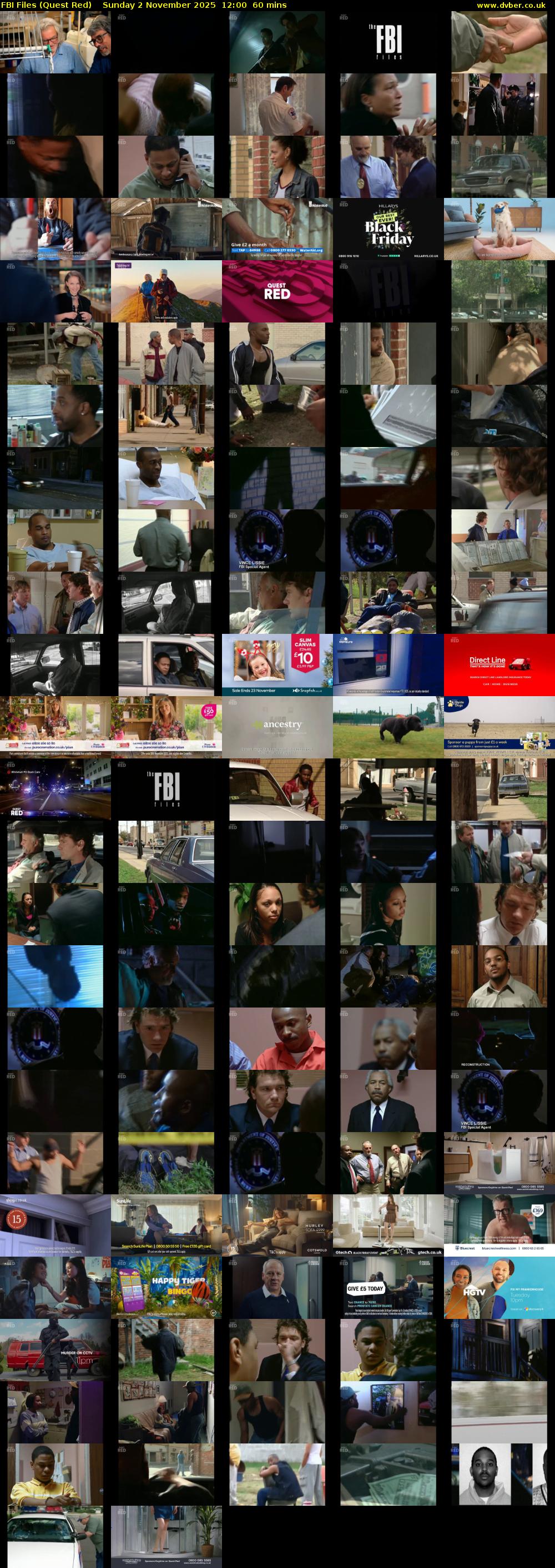 FBI Files (Quest Red) Sunday 2 November 2025 12:00 - 13:00