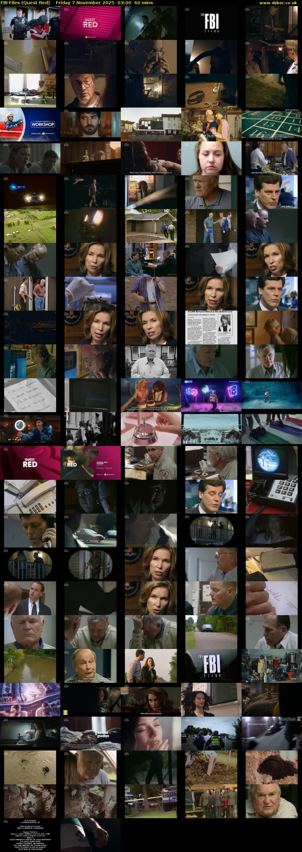 FBI Files (Quest Red) Friday 7 November 2025 03:00 - 04:00