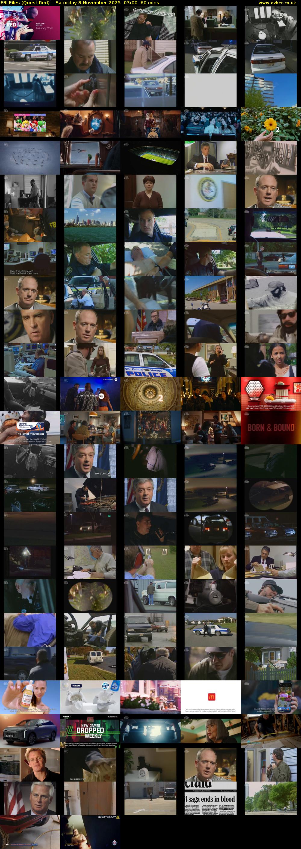 FBI Files (Quest Red) Saturday 8 November 2025 03:00 - 04:00