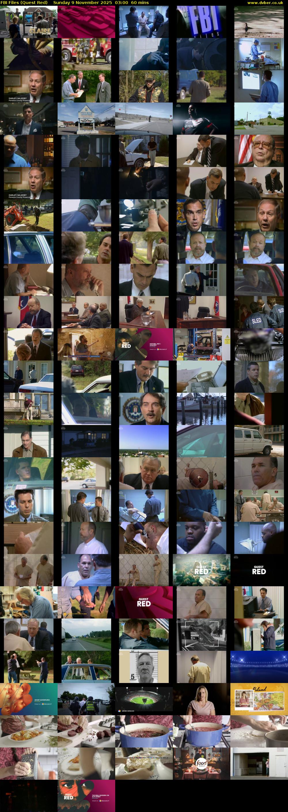 FBI Files (Quest Red) Sunday 9 November 2025 03:00 - 04:00