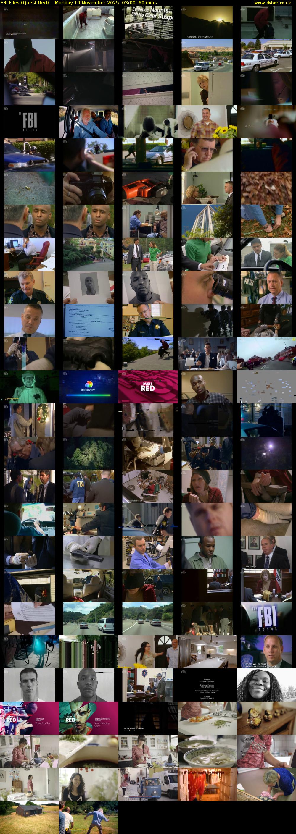 FBI Files (Quest Red) Monday 10 November 2025 03:00 - 04:00
