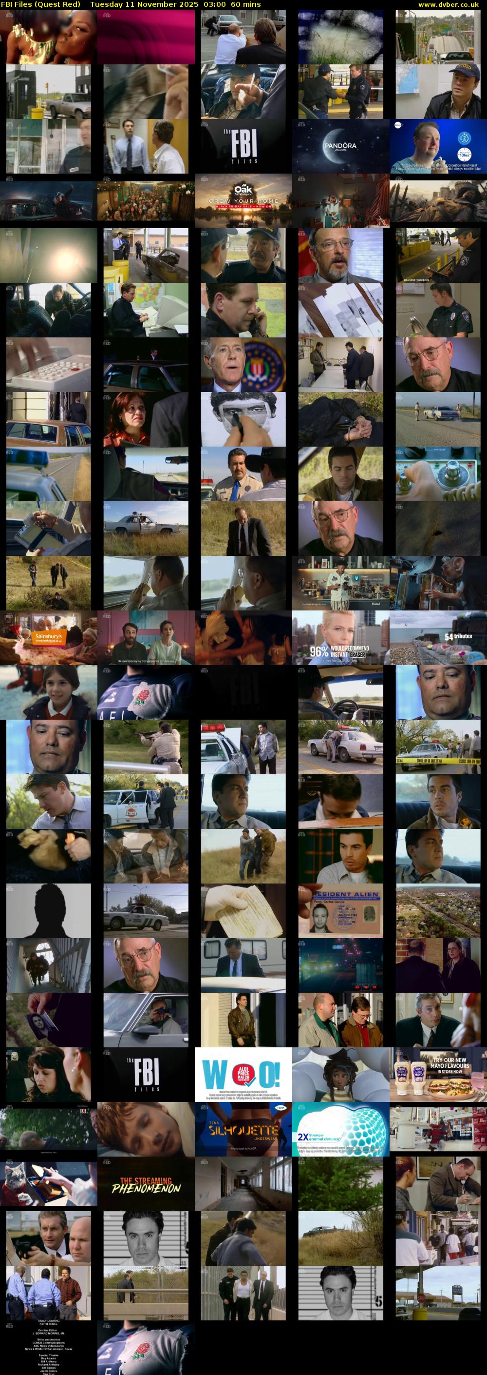 FBI Files (Quest Red) Tuesday 11 November 2025 03:00 - 04:00