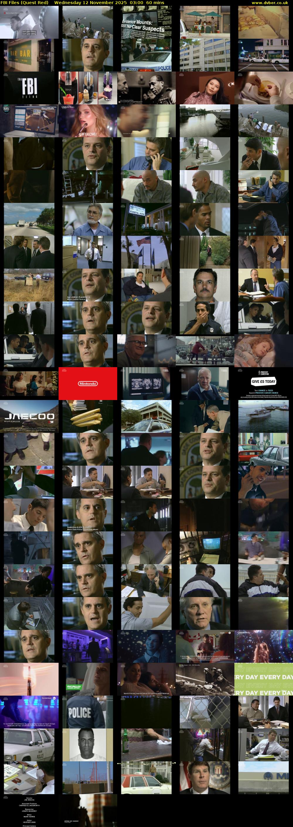 FBI Files (Quest Red) Wednesday 12 November 2025 03:00 - 04:00