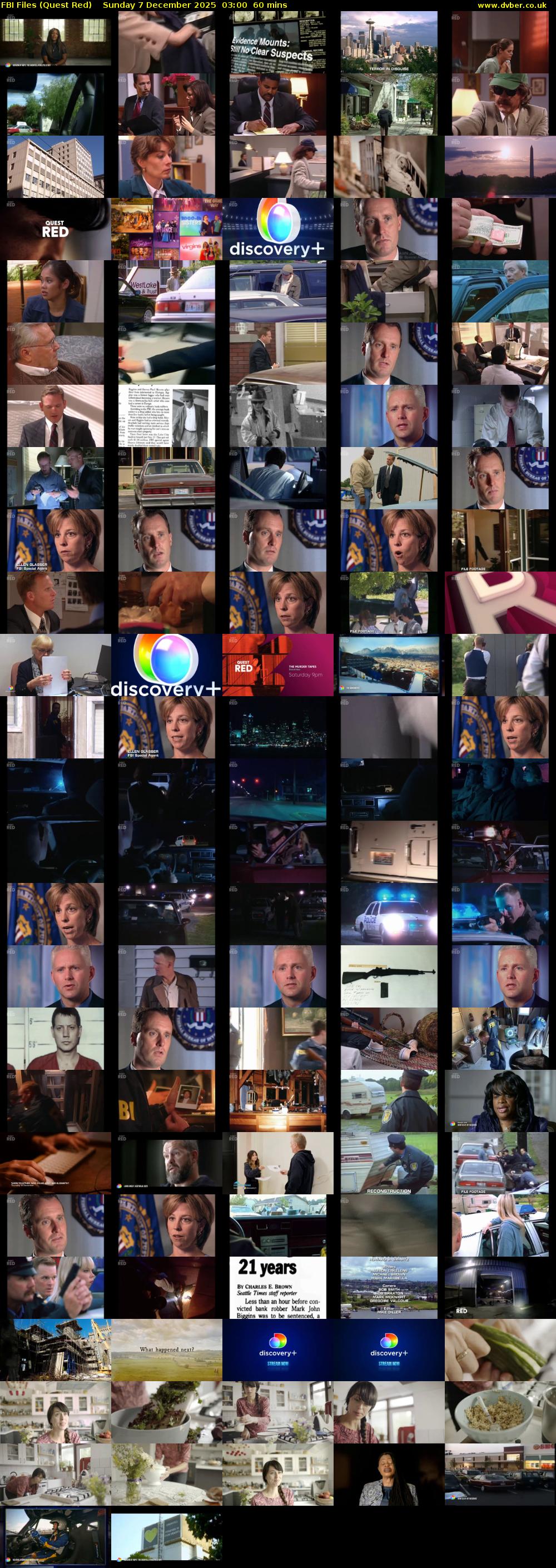 FBI Files (Quest Red) Sunday 7 December 2025 03:00 - 04:00