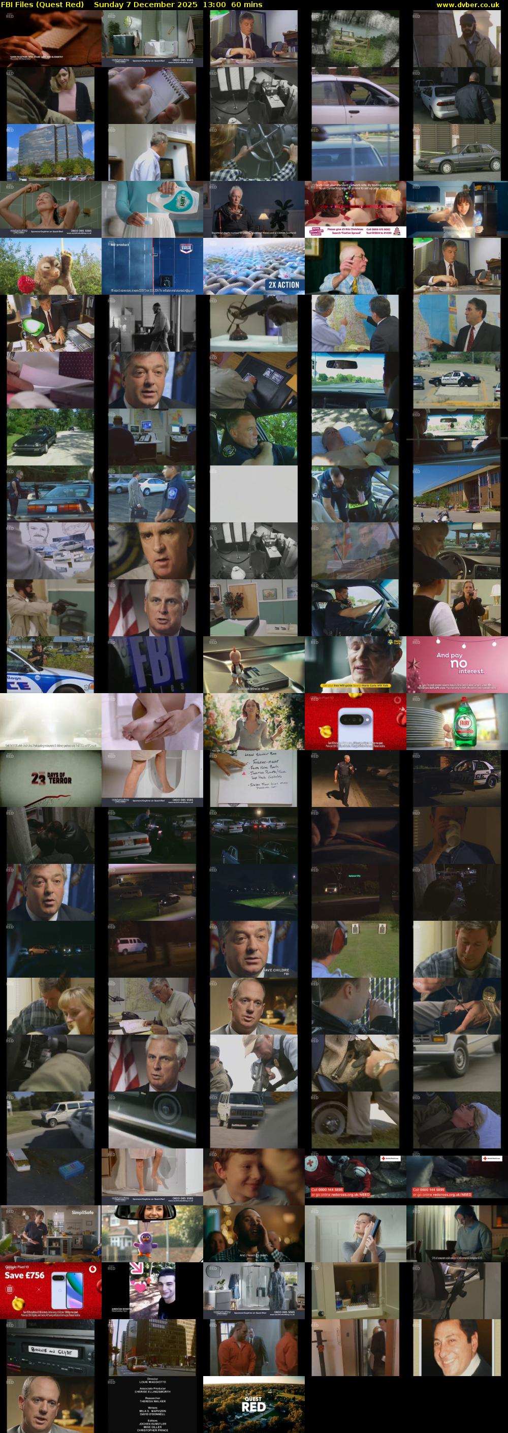 FBI Files (Quest Red) Sunday 7 December 2025 13:00 - 14:00