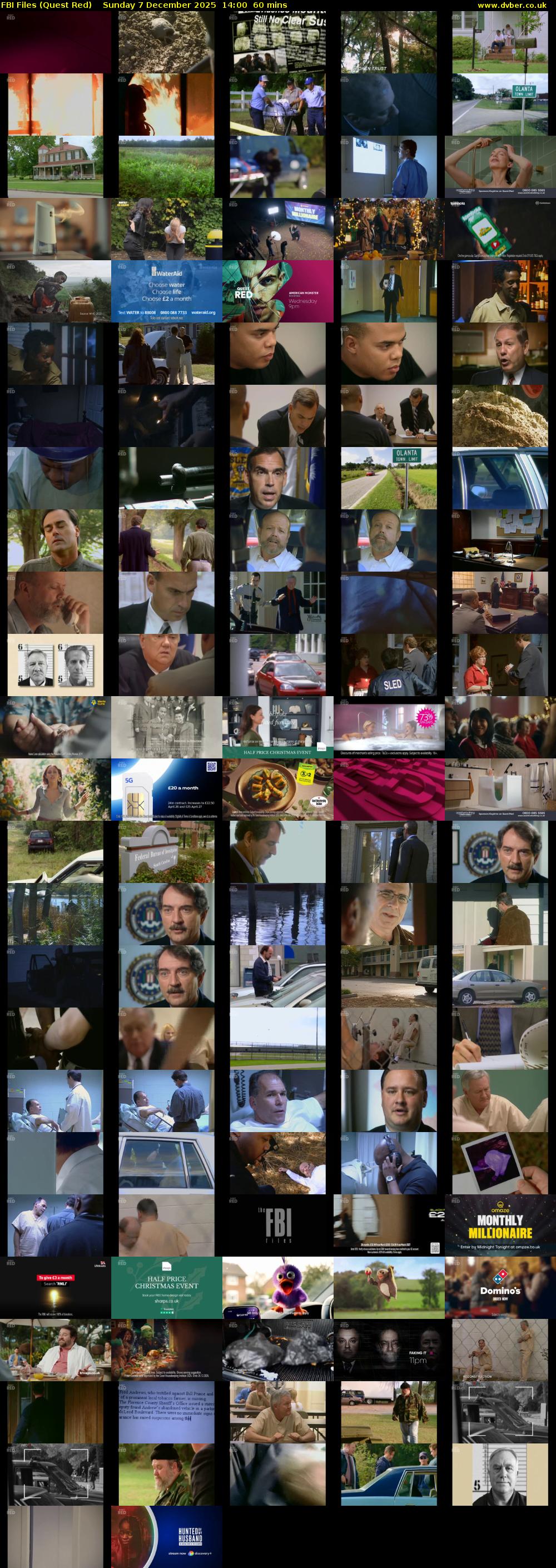 FBI Files (Quest Red) Sunday 7 December 2025 14:00 - 15:00