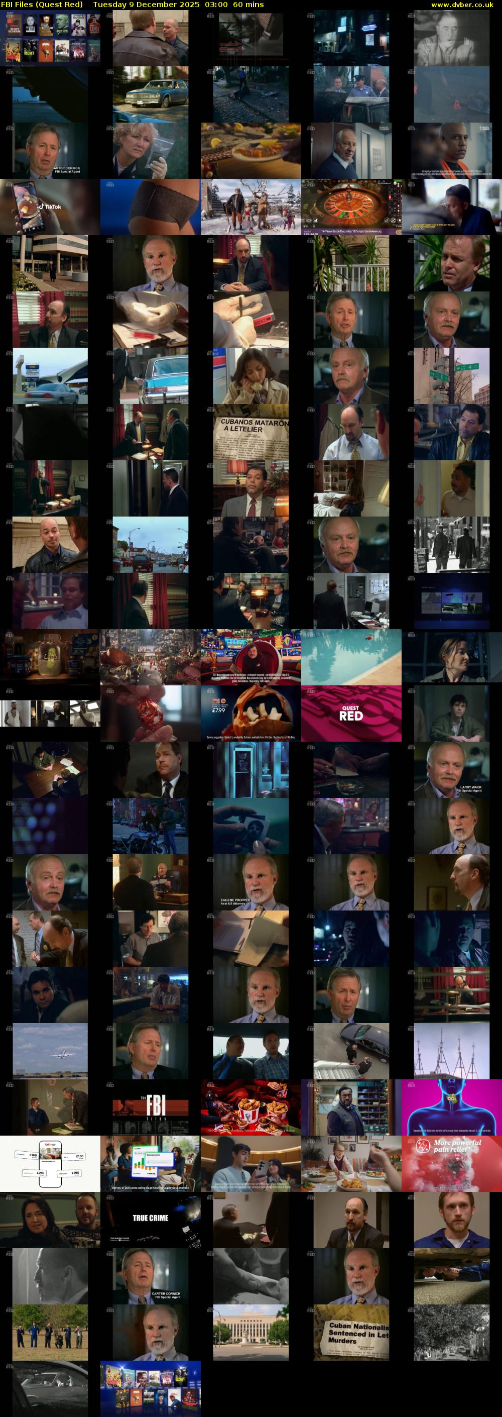FBI Files (Quest Red) Tuesday 9 December 2025 03:00 - 04:00