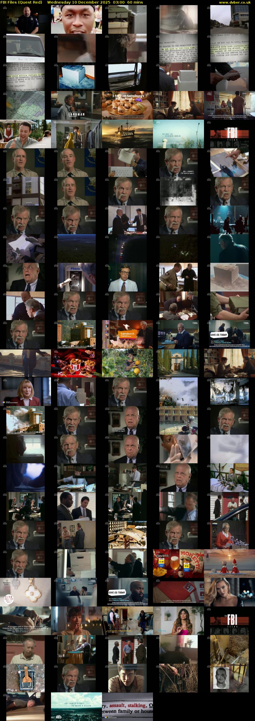 FBI Files (Quest Red) Wednesday 10 December 2025 03:00 - 04:00