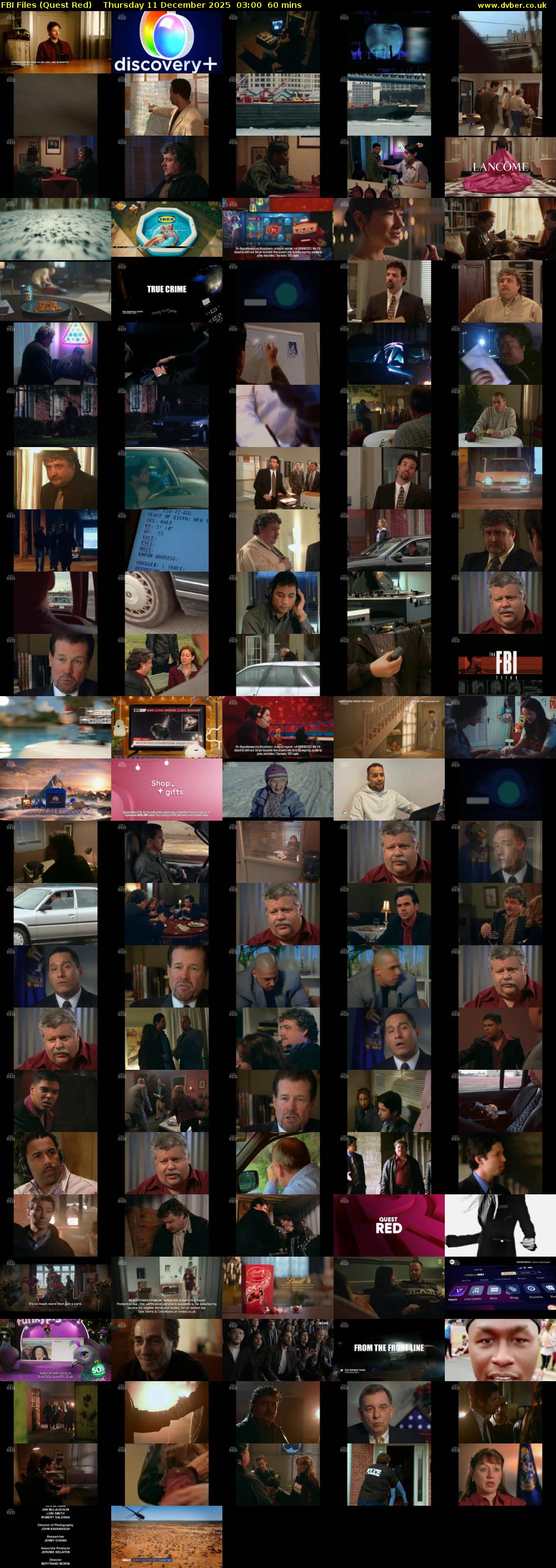 FBI Files (Quest Red) Thursday 11 December 2025 03:00 - 04:00