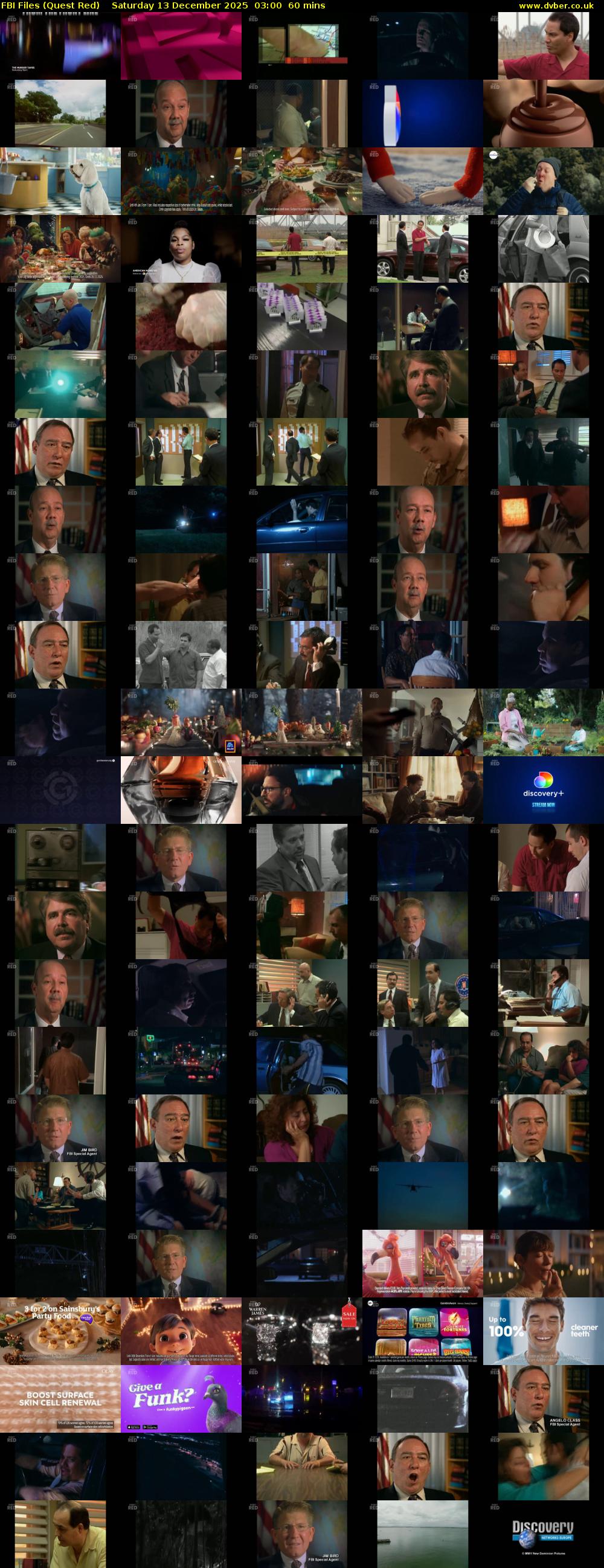 FBI Files (Quest Red) Saturday 13 December 2025 03:00 - 04:00
