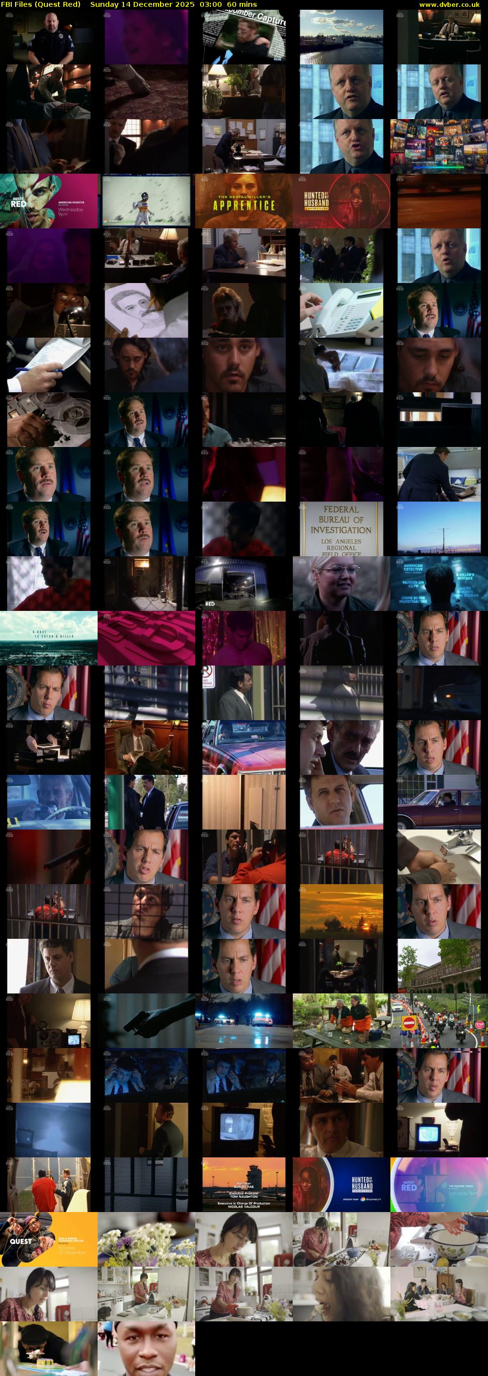 FBI Files (Quest Red) Sunday 14 December 2025 03:00 - 04:00