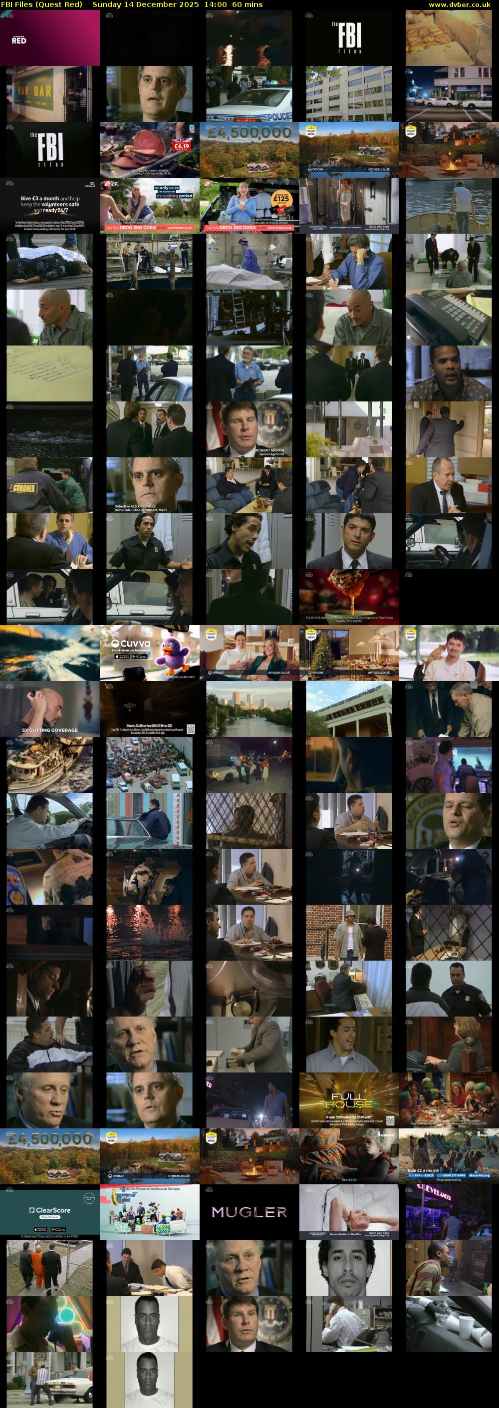 FBI Files (Quest Red) Sunday 14 December 2025 14:00 - 15:00