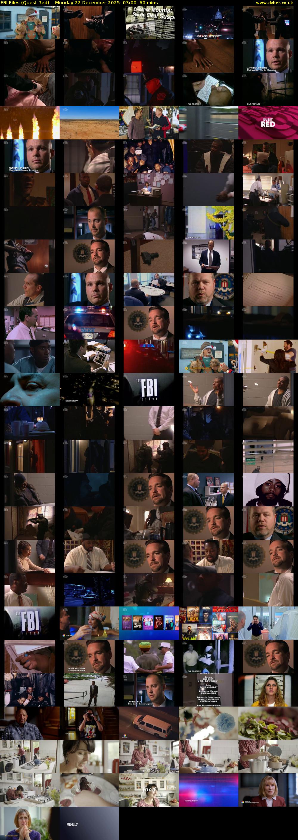 FBI Files (Quest Red) Monday 22 December 2025 03:00 - 04:00