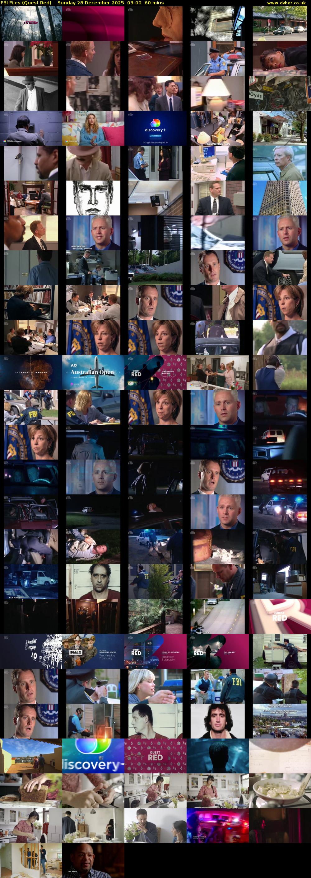 FBI Files (Quest Red) Sunday 28 December 2025 03:00 - 04:00