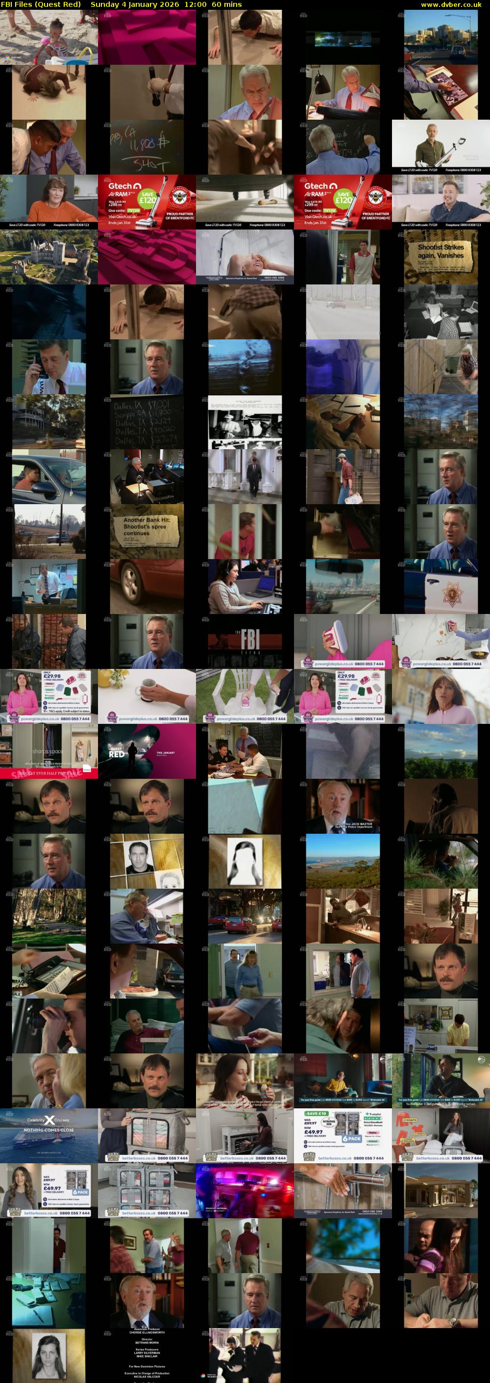 FBI Files (Quest Red) Sunday 4 January 2026 12:00 - 13:00