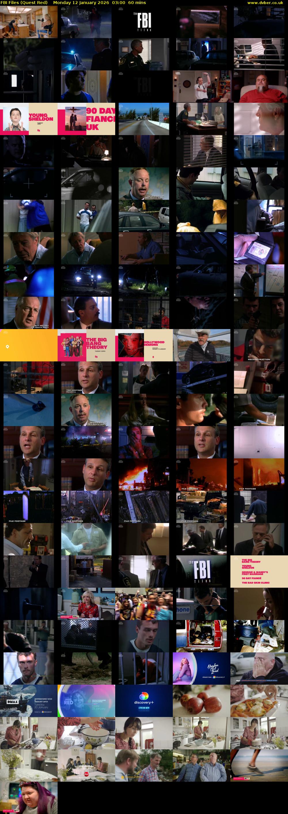 FBI Files (Quest Red) Monday 12 January 2026 03:00 - 04:00