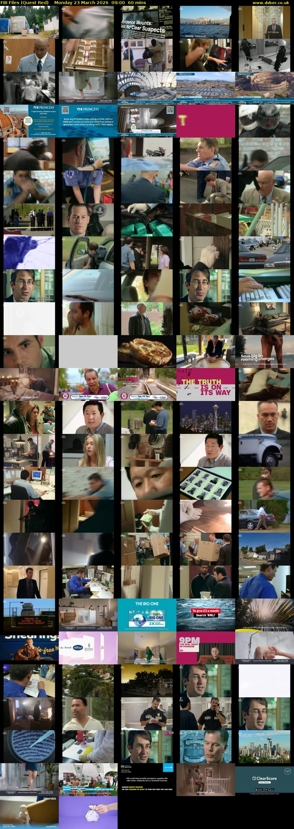 FBI Files (Quest Red) Monday 23 March 2026 09:00 - 10:00