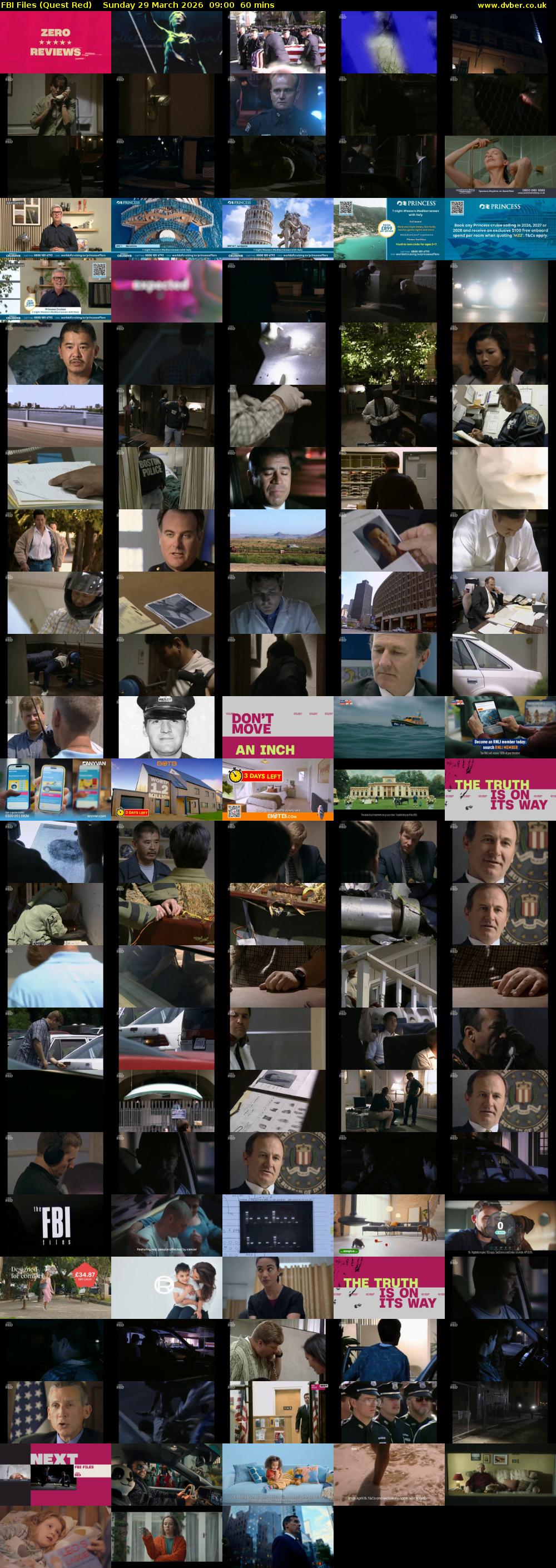 FBI Files (Quest Red) Sunday 29 March 2026 09:00 - 10:00