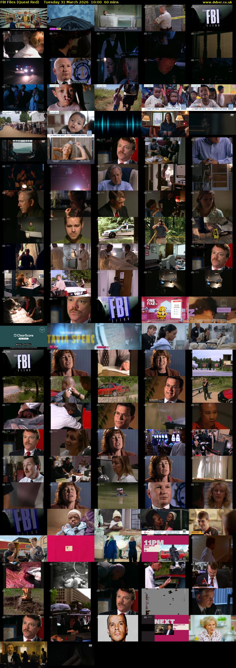 FBI Files (Quest Red) Tuesday 31 March 2026 10:00 - 11:00