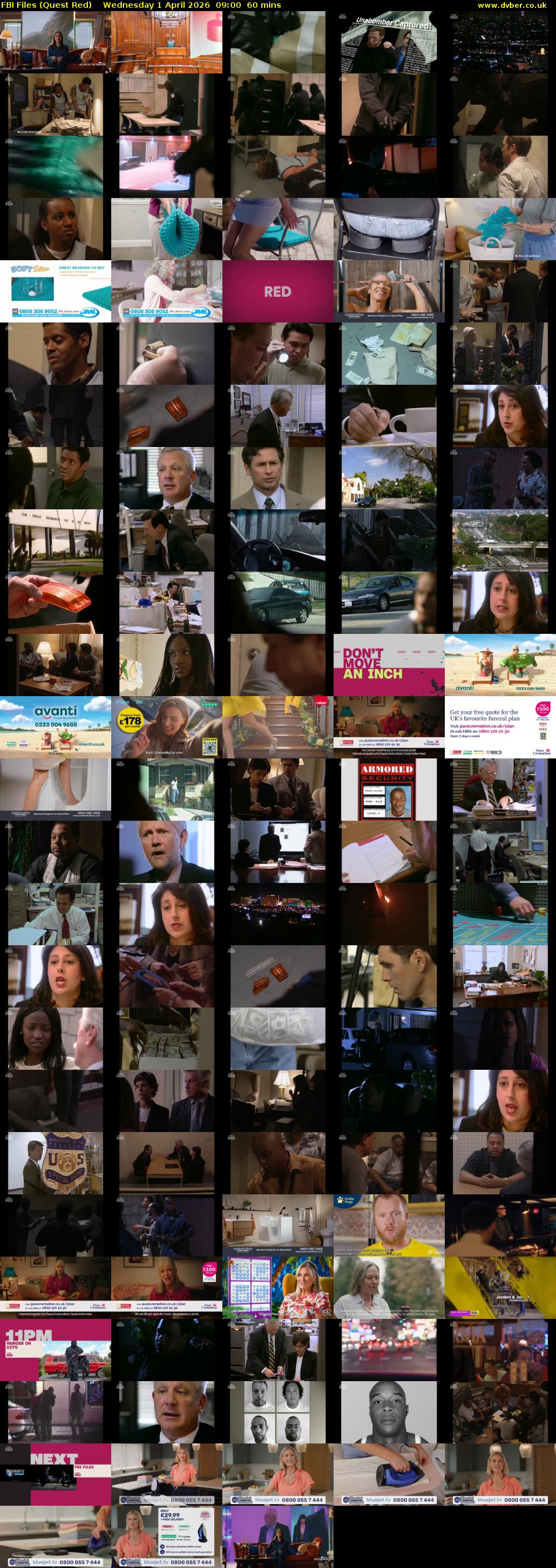 FBI Files (Quest Red) Wednesday 1 April 2026 09:00 - 10:00