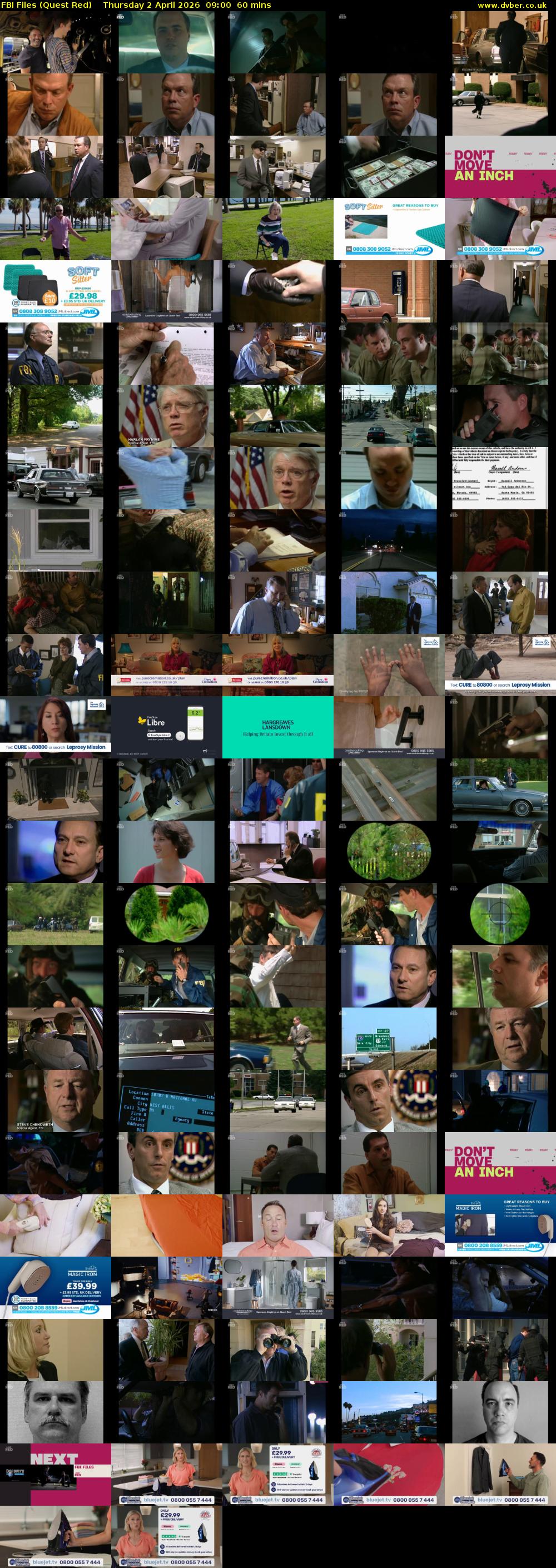 FBI Files (Quest Red) Thursday 2 April 2026 09:00 - 10:00