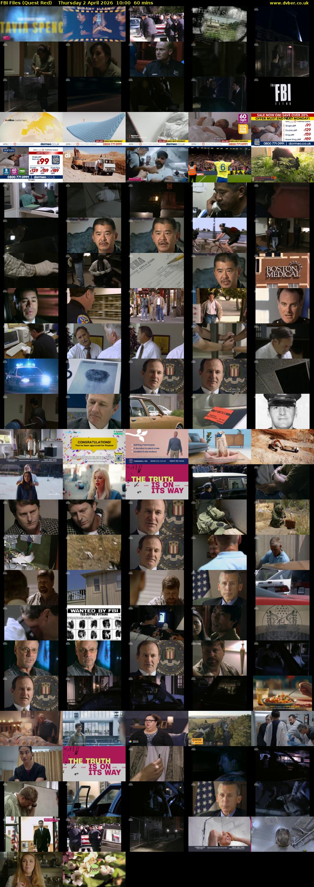 FBI Files (Quest Red) Thursday 2 April 2026 10:00 - 11:00