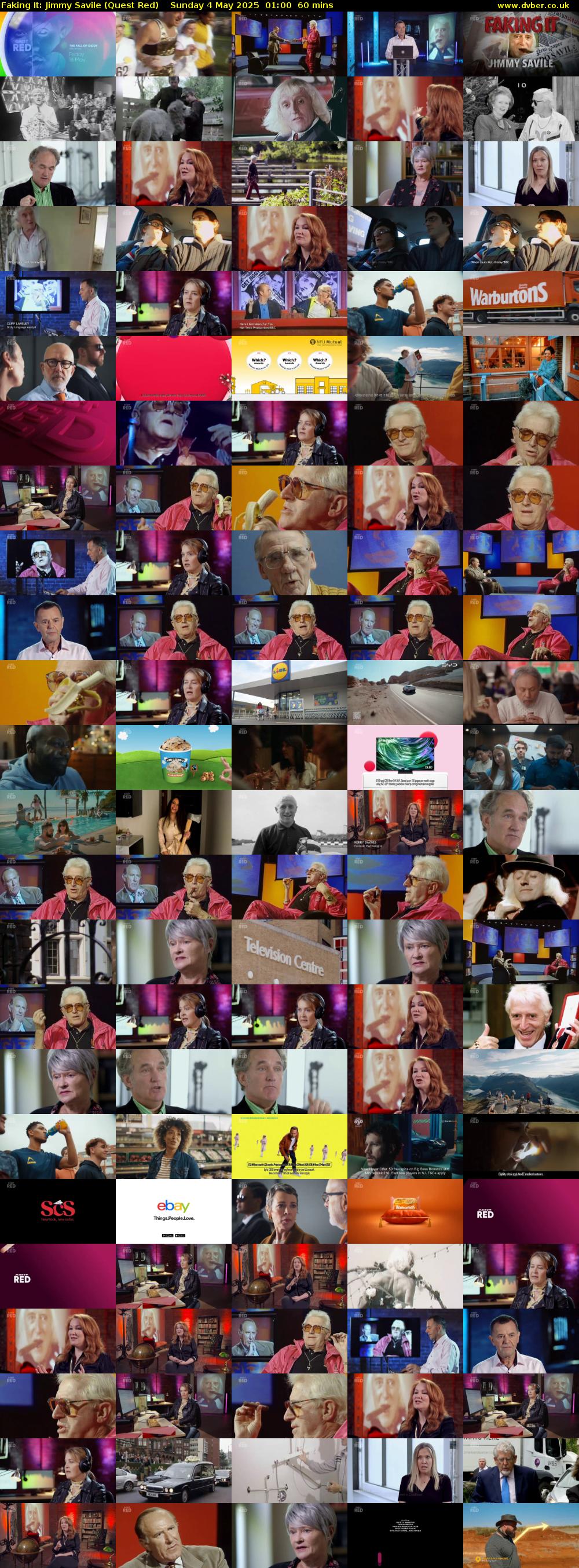 Faking It: Jimmy Savile (Quest Red) Sunday 4 May 2025 01:00 - 02:00