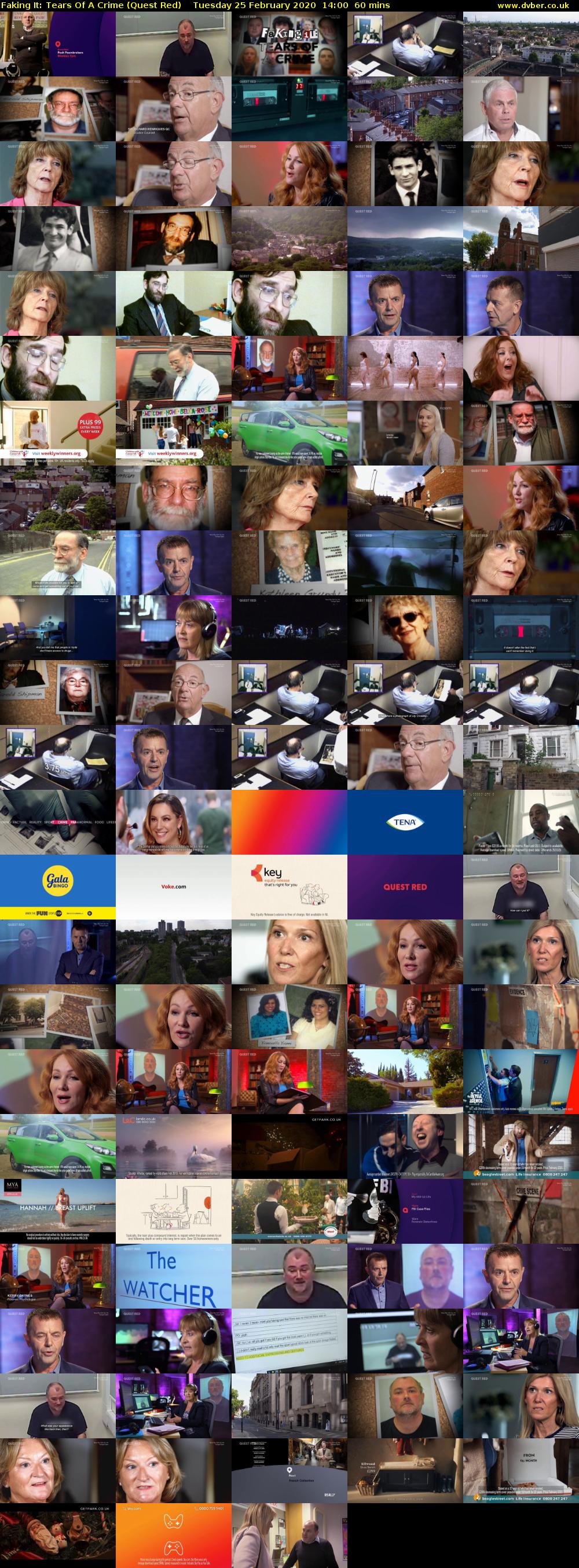 Faking It: Tears Of A Crime (Quest Red) Tuesday 25 February 2020 14:00 - 15:00