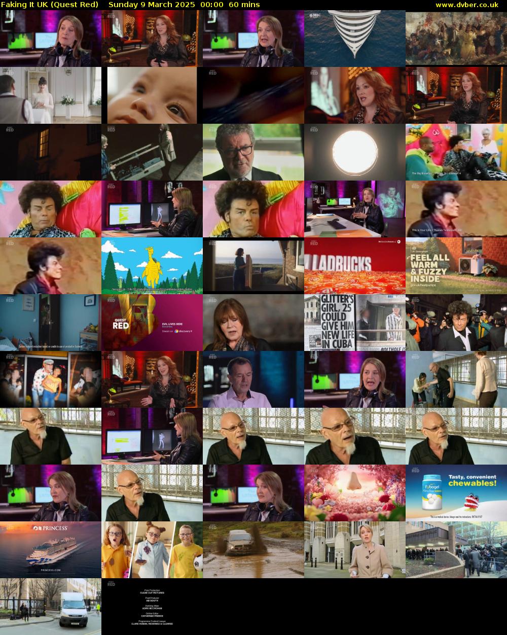 Faking It UK (Quest Red) Sunday 9 March 2025 00:00 - 01:00