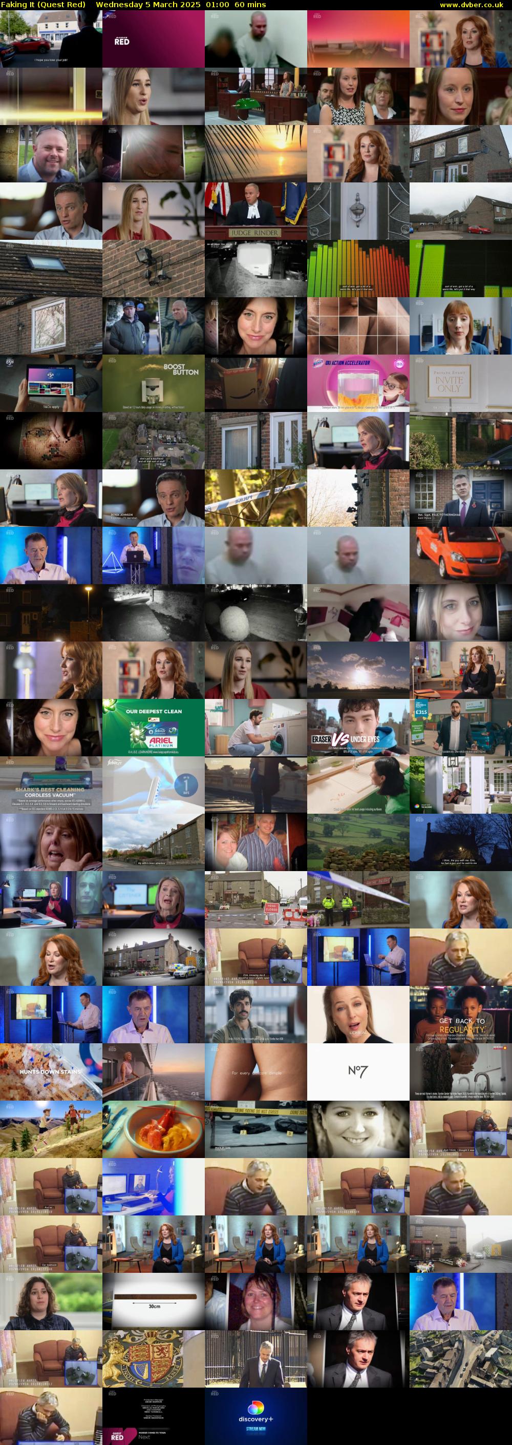 Faking It (Quest Red) Wednesday 5 March 2025 01:00 - 02:00