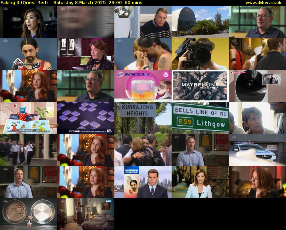 Faking It (Quest Red) Saturday 8 March 2025 23:00 - 00:00