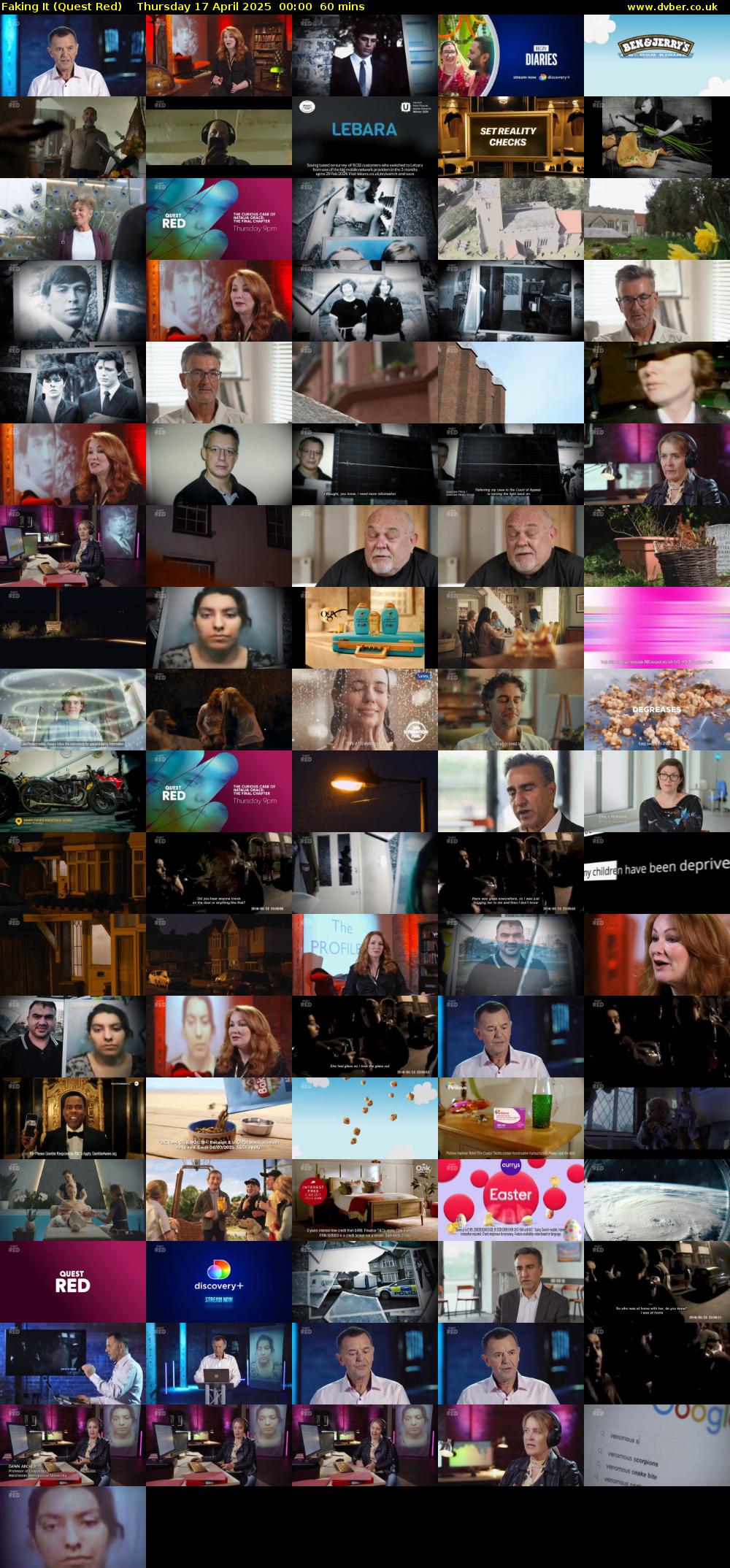 Faking It (Quest Red) Thursday 17 April 2025 00:00 - 01:00