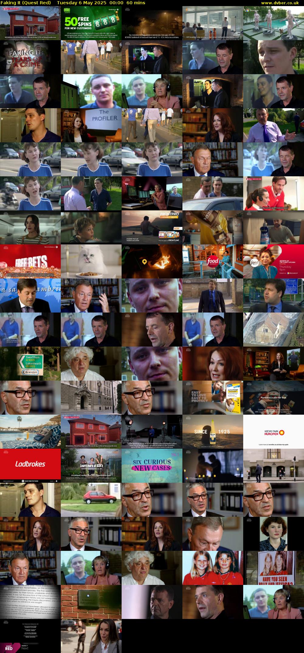 Faking It (Quest Red) Tuesday 6 May 2025 00:00 - 01:00