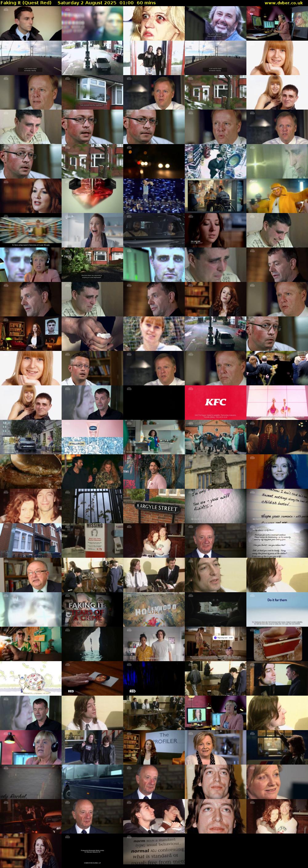 Faking It (Quest Red) Saturday 2 August 2025 01:00 - 02:00