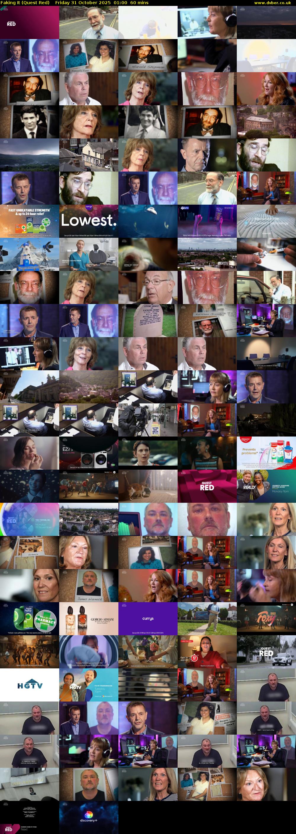 Faking It (Quest Red) Friday 31 October 2025 01:00 - 02:00