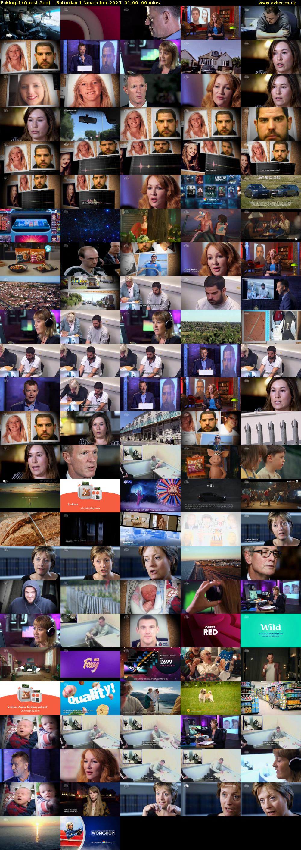 Faking It (Quest Red) Saturday 1 November 2025 01:00 - 02:00